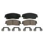 QuickStop Front Disc Brake Pad Set Ceramic ZD1056 - top view