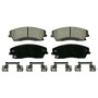 QuickStop Front Disc Brake Pad Set Ceramic ZD1056B - top view