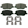 QuickStop Front Disc Brake Pad Set Ceramic ZD1811 - top view