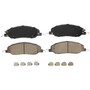 QuickStop Front Disc Brake Pad Set Ceramic ZD1464 - top view