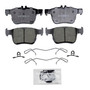 QuickStop Rear Disc Brake Pad Set Ceramic ZD1761 - top view