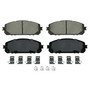 QuickStop Front Disc Brake Pad Set Ceramic ZD1709 - top view