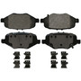 QuickStop Rear Disc Brake Pad Set Ceramic ZD1612 - top view
