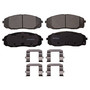 QuickStop Front Disc Brake Pad Set Ceramic ZD1814 - top view