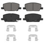 QuickStop Front Disc Brake Pad Set Ceramic ZD2019 - angled view