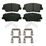 QuickStop Front Disc Brake Pad Set Ceramic ZD1815 - top view