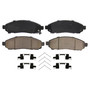 QuickStop Front Disc Brake Pad Set Ceramic ZD1548 - top view