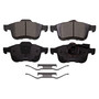 QuickStop Front Disc Brake Pad Set Ceramic ZD1721A - top view