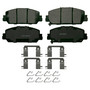 QuickStop Front Disc Brake Pad Set Ceramic ZD2036 - top view