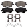 QuickStop Front Disc Brake Pad Set Ceramic ZD1912 - top view