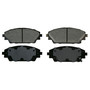 QuickStop Front Disc Brake Pad Set Ceramic ZD1728 - top view