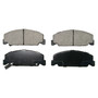 QuickStop Front Disc Brake Pad Set Ceramic ZD273 - top view