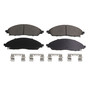 QuickStop Front Disc Brake Pad Set Ceramic ZD2402 - angled view