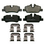 QuickStop Rear Disc Brake Pad Set Ceramic ZD1800 - top view