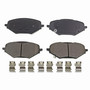 QuickStop Rear Disc Brake Pad Set Ceramic ZD2495 - angled view