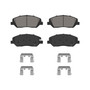 QuickStop Front Disc Brake Pad Set Ceramic ZD1917 - angled view