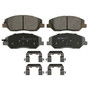 QuickStop Front Disc Brake Pad Set Ceramic ZD1917 - top view