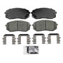 QuickStop Front Disc Brake Pad Set Ceramic ZD1855A - top view