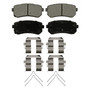 QuickStop Rear Disc Brake Pad Set Ceramic ZD2188 - top view