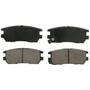 QuickStop Rear Disc Brake Pad Set Ceramic ZD567 - top view