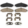 QuickStop Front Disc Brake Pad Set Ceramic ZD731 - top view