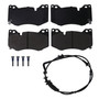 QuickStop Front Disc Brake Pad Set Ceramic ZD2312 - angled view