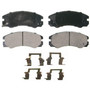 QuickStop Front Disc Brake Pad Set Ceramic ZD579A - top view