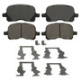 QuickStop Front Disc Brake Pad Set Ceramic ZD741 - top view