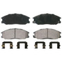 QuickStop Front Disc Brake Pad Set Ceramic ZD864 - top view