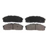 QuickStop Rear Disc Brake Pad Set Ceramic ZD337 - top view