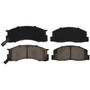 QuickStop Front Disc Brake Pad Set Ceramic ZD615 - top view