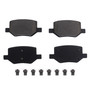 QuickStop Rear Disc Brake Pad Set Ceramic ZD2540 - angled view