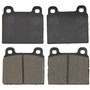 QuickStop Front Disc Brake Pad Set Ceramic ZD45A - top view