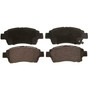QuickStop Front Disc Brake Pad Set Ceramic ZD831 - top view