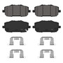 QuickStop Front Disc Brake Pad Set Ceramic ZD2426 - angled view