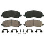 QuickStop Front Disc Brake Pad Set Ceramic ZD866A - top view