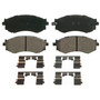 QuickStop Front Disc Brake Pad Set Ceramic ZD462 - top view