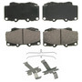 QuickStop Front Disc Brake Pad Set Ceramic ZD799 - top view