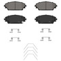 QuickStop Front Disc Brake Pad Set Ceramic ZD2275 - angled view