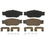 QuickStop Front Disc Brake Pad Set Ceramic ZD805 - top view