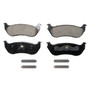 QuickStop Rear Disc Brake Pad Set Ceramic ZD981A - top view