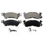 QuickStop Front; Rear Disc Brake Pad Set Ceramic ZD52 - top view