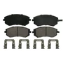 QuickStop Front Disc Brake Pad Set Ceramic ZD929 - top view
