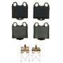 QuickStop Rear Disc Brake Pad Set Ceramic ZD771 - top view