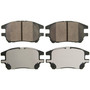 QuickStop Front Disc Brake Pad Set Ceramic ZD930 - top view