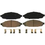 QuickStop Front Disc Brake Pad Set Ceramic ZD931 - top view