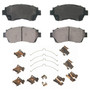 QuickStop Front Disc Brake Pad Set Ceramic ZD476 - top view