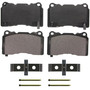 QuickStop Front Disc Brake Pad Set Semi-Metallic ZX1050A - top view