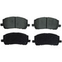QuickStop Front Disc Brake Pad Set Ceramic ZD884 - top view