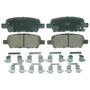 QuickStop Rear Disc Brake Pad Set Ceramic ZD905 - top view